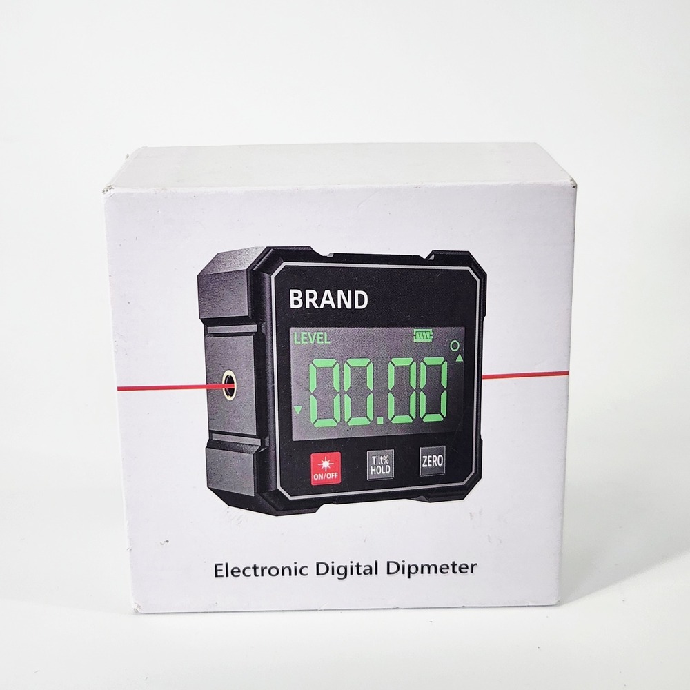 Digital Laser‎ Protractor Inclinometer Electronic Dipmeter Level JC100 Black
